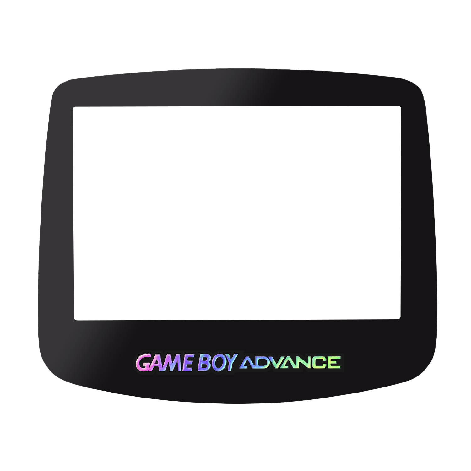 Schermo di vetro per Game Boy Advance (Holo nero)