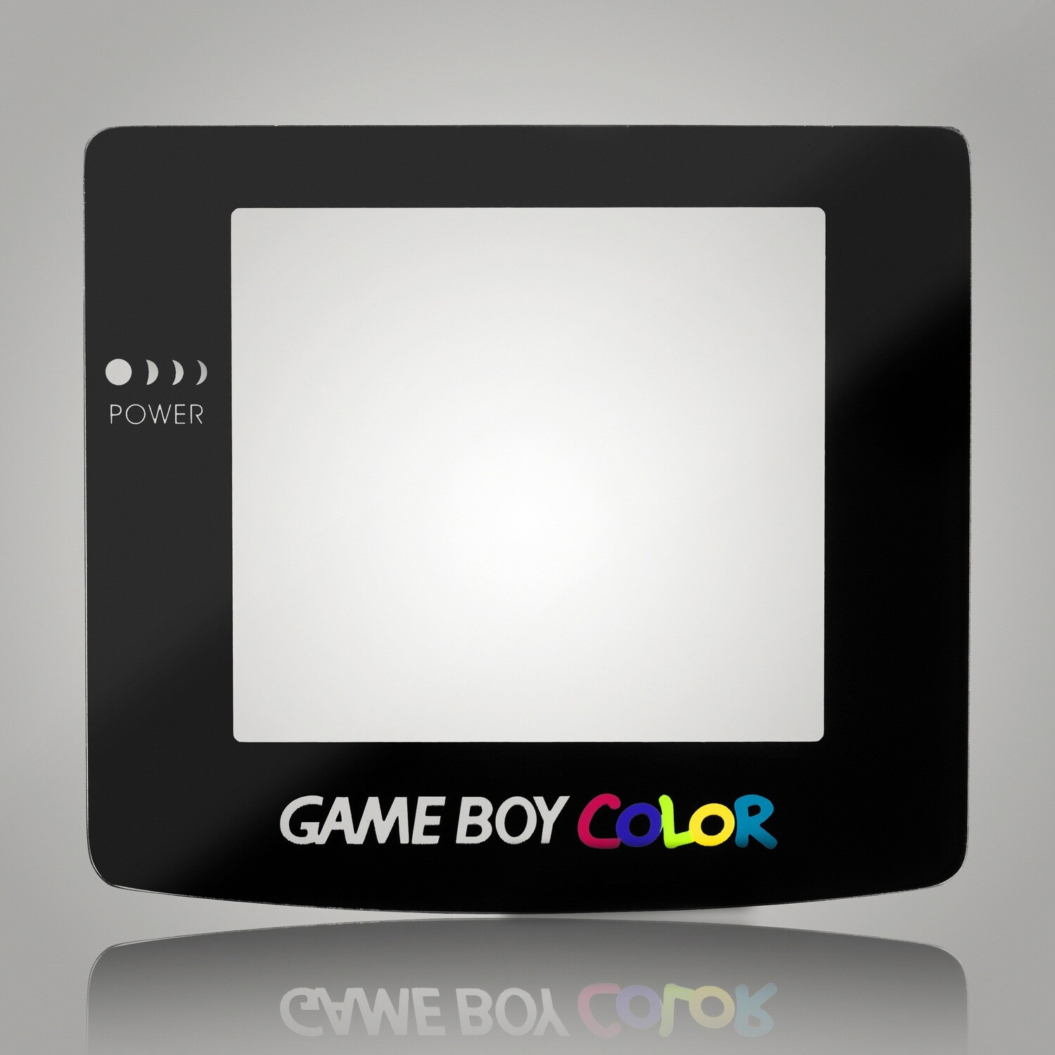 Schermo di vetro per Game Boy Color (nero)