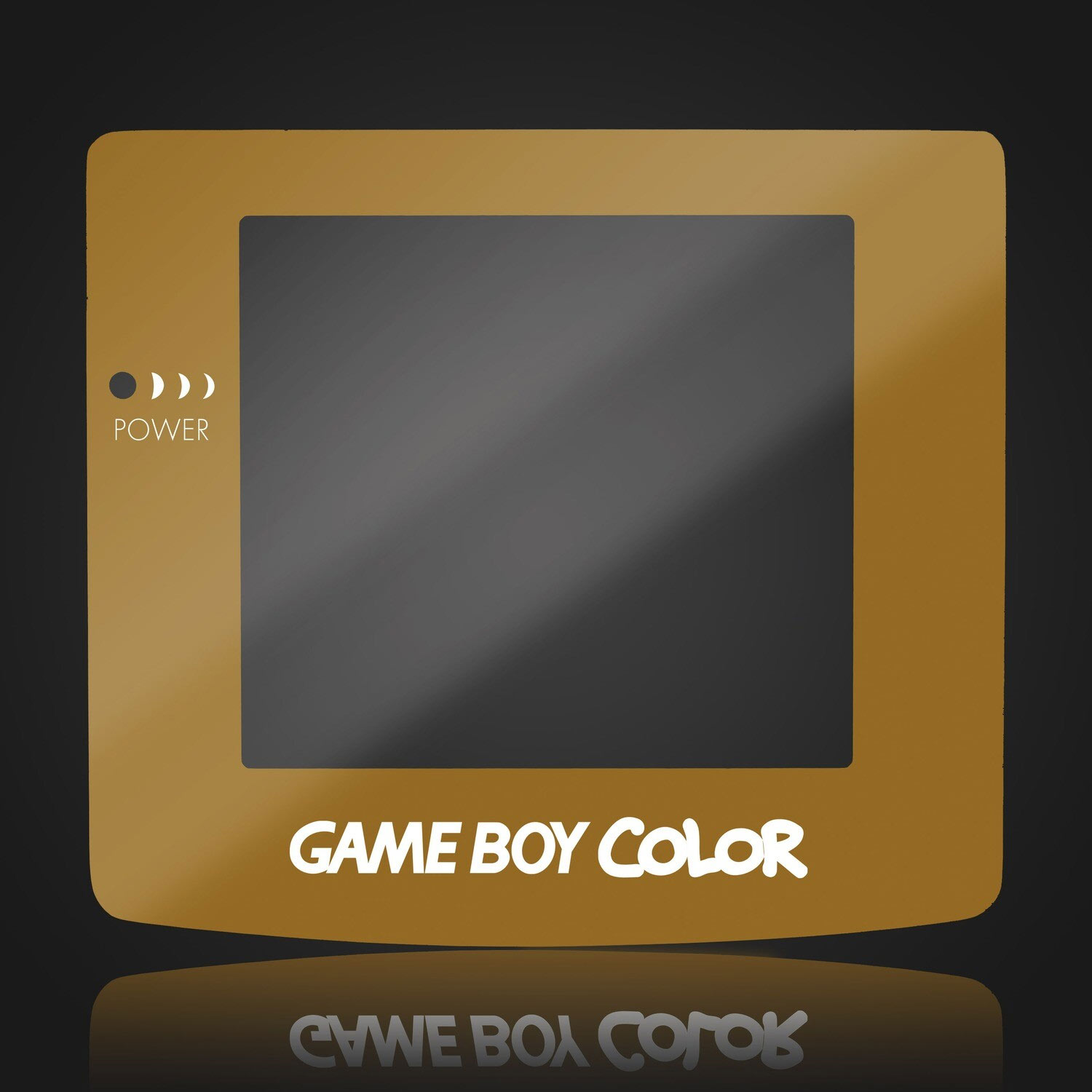 Disco di vetro per Game Boy Color (oro)