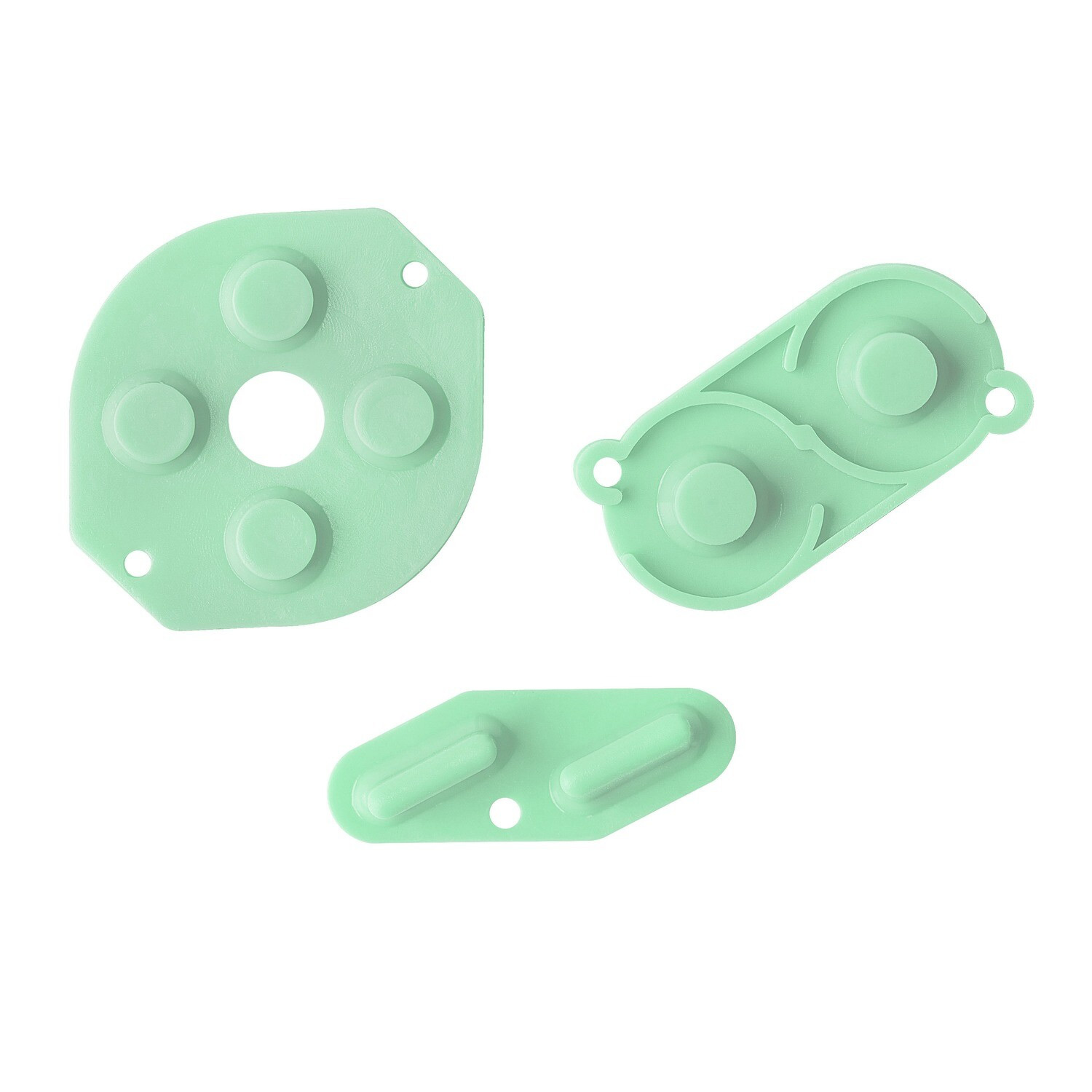 Tappetini in silicone (verde pastello) per Game Boy Classic