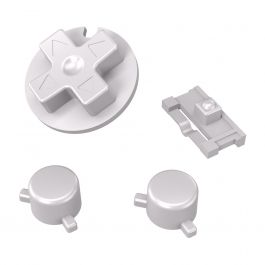 Game Boy Pocket Buttons (Gray) - Original Nintendo Spare Parts