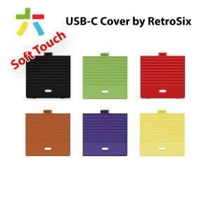 RetroSix USB-C Batteriedeckel PEARL EDITION für Game Boy Classic