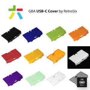 RetroSix USB-C battery cover for Game Boy Advance