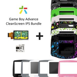 CleanScreen IPS Kit Bundle für Game Boy Advance