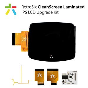 RetroSix CleanScreen Gelamineerd IPS LCD Upgrade Kit voor Game Boy Advance