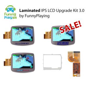 FunnyPlaying IPS 3.0 gelamineerd LCD Upgrade Kit voor Game Boy Advance SALE