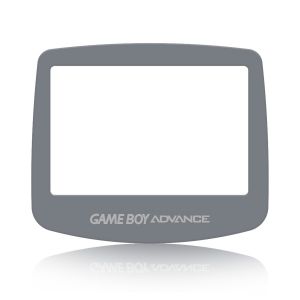 Glas Display Scheibe (Grau) für Game Boy Advance