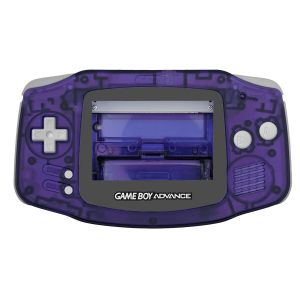 Game Boy Advance Behuizingset (Paars Transparant)