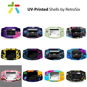 RetroSix IPS UV-geprinte hoes voor Game Boy Advance