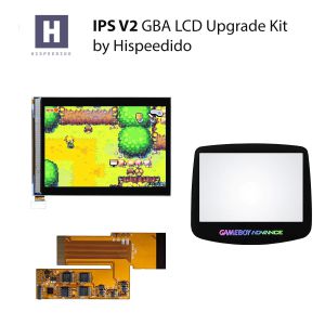 Hispeedido IPS V2 LCD Upgrade Kit für Game Boy Advance