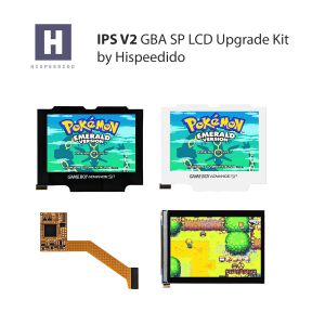 Hispeedido IPS V2 LCD Upgrade Kit for Game Boy Advance SP