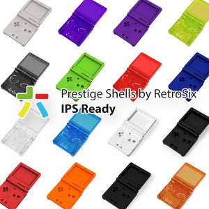 RetroSix Prestige Shell IPS Ready for Game boy Advance SP