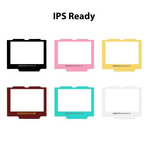 IPS glass display panel for Game Boy Advance SP (black)