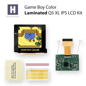 Hispeedido NEW Q5 XL LAMINATED IPS Kit for Game Boy Color