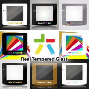 RetroSix glass screen lenses for Game Boy Color