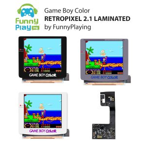 FunnyPlaying RetroPixel V2.1 Laminated IPS Kit for Game Boy Color