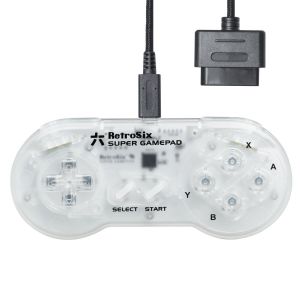 Controller "Super GamePad" (Transparent) für Super Nintendo