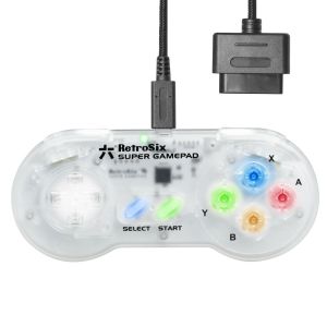 Controller "Super GamePad" (Transparent) für Super Nintendo
