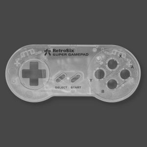 Super GamePad Gehäuse (Transparent) für Super Nintendo