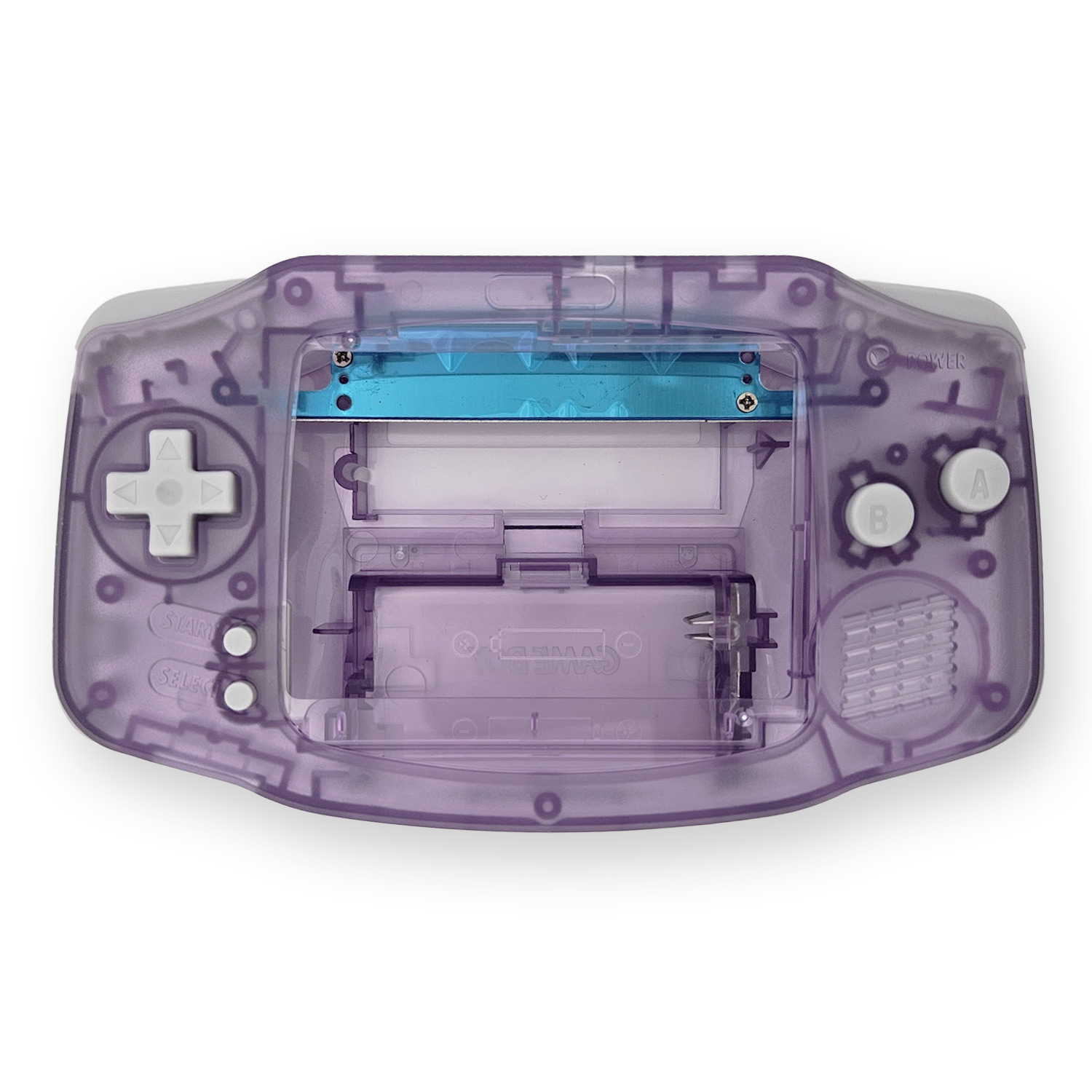 Hispeedido Quality Shell Kits in verschillende kleuren voor Game Boy Advance (Atomic Purple)