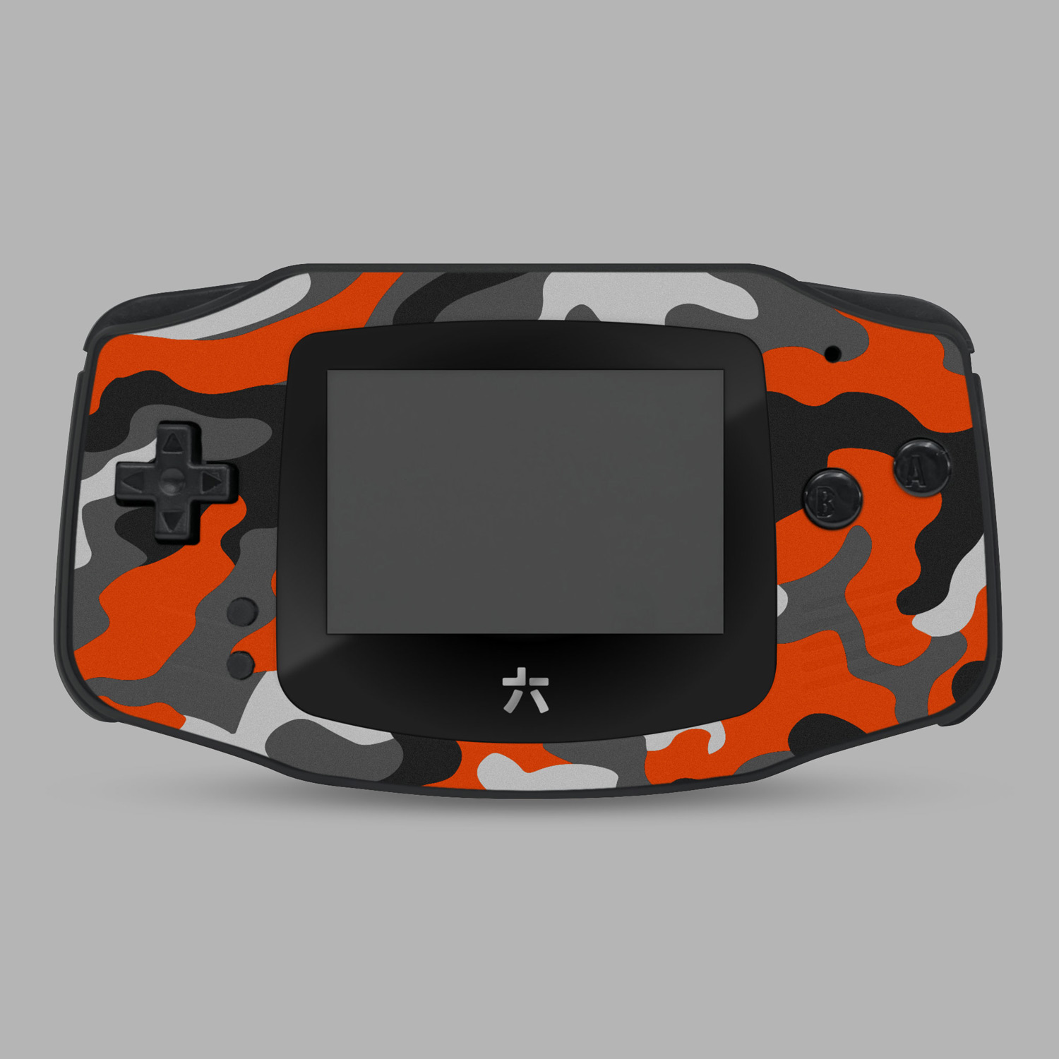 RetroSix IPS UV-geprinte hoes voor Game Boy Advance (Camo Red Night)