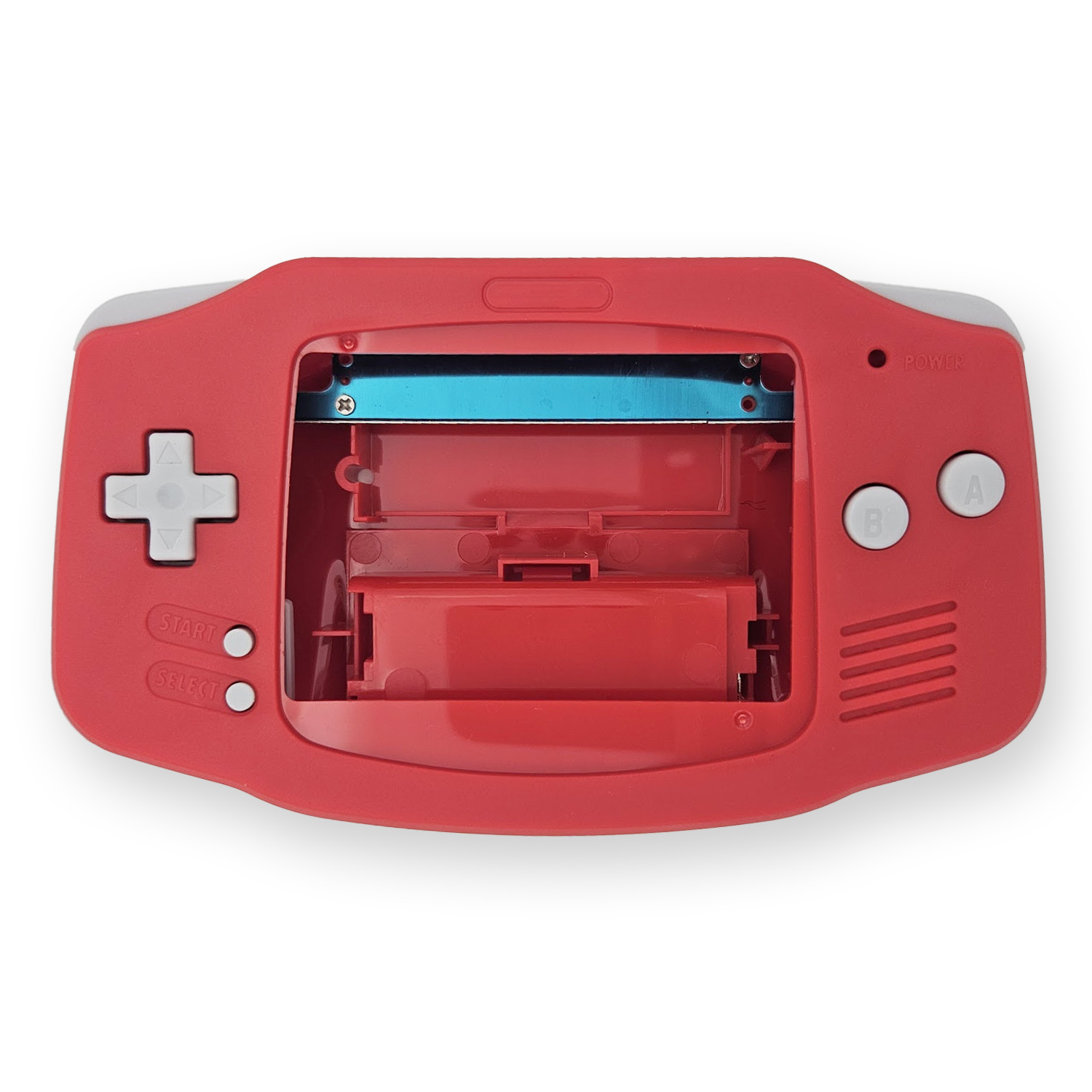 Hispeedido Kwaliteit Shell Kits in verschillende kleuren voor Game Boy Advance (Rood)