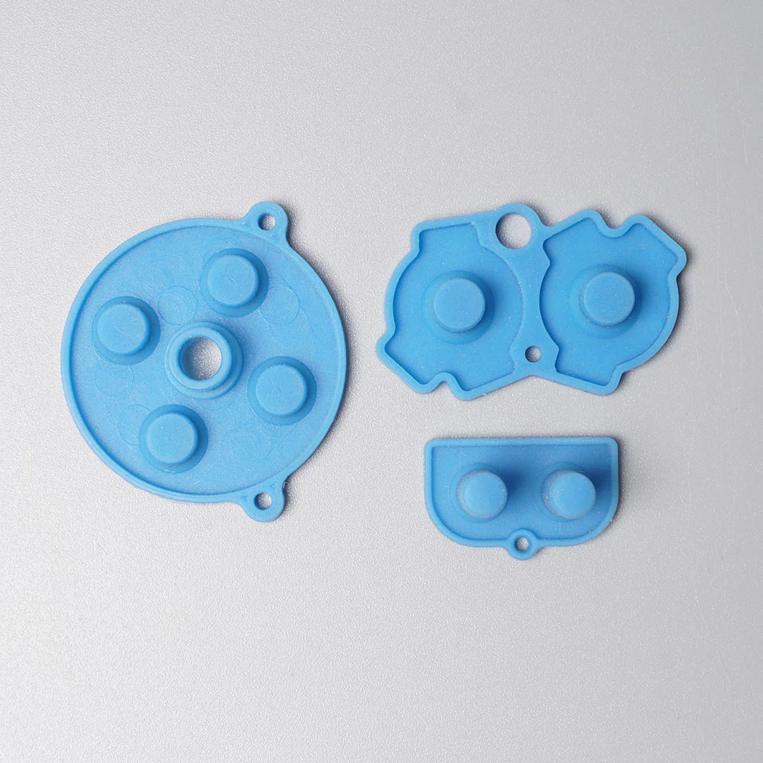 FunnyPlaying rubber pads in verschillende kleuren voor Game Boy Advance (grijs blauw)