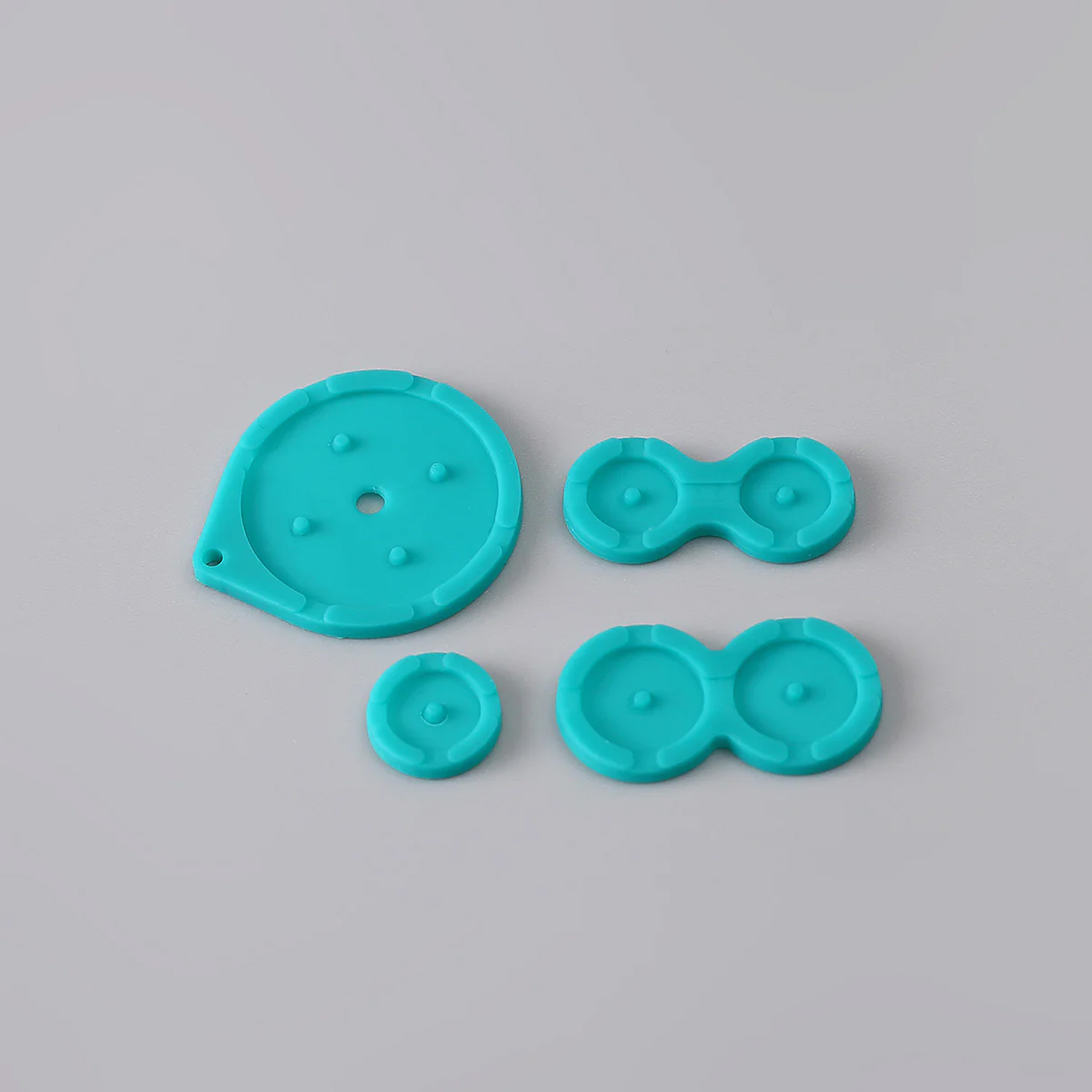 FunnyPlaying GBA SP Silicone Pads for Game Boy Advance SP (Deep Green)