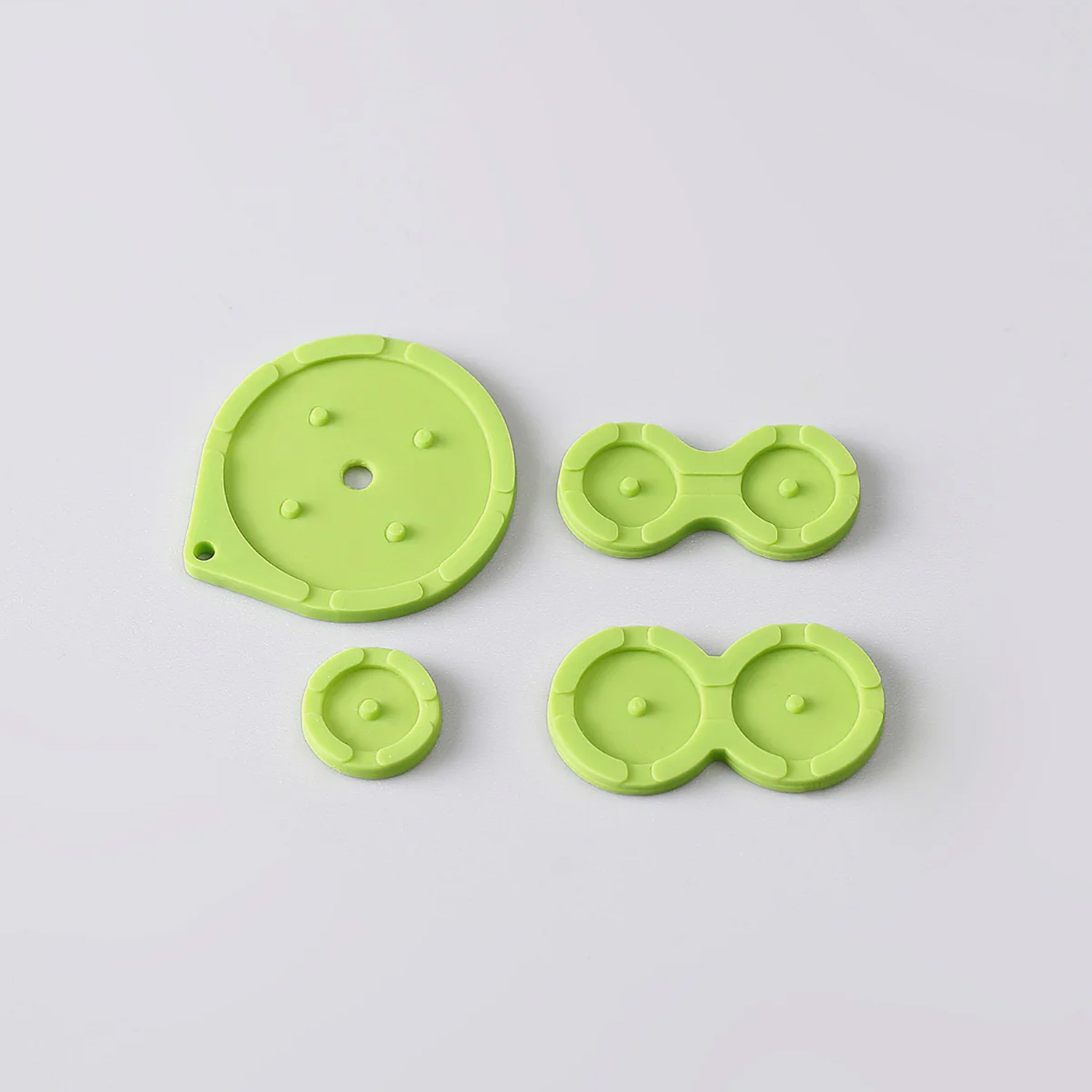 FunnyPlaying GBA SP Silicone Pads for Game Boy Advance SP (Green)