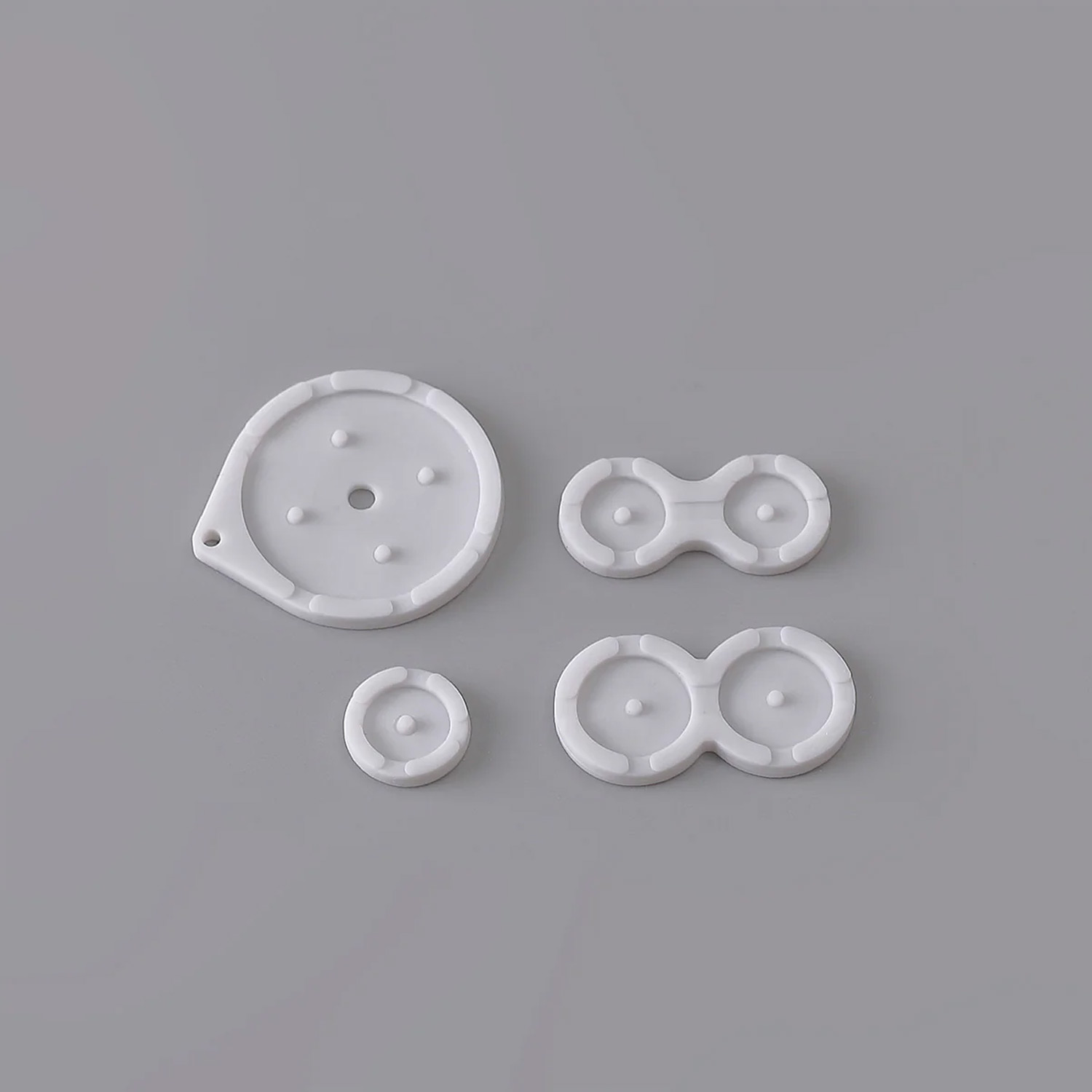 FunnyPlaying GBA SP Silicone Pads for Game Boy Advance SP (Gray)