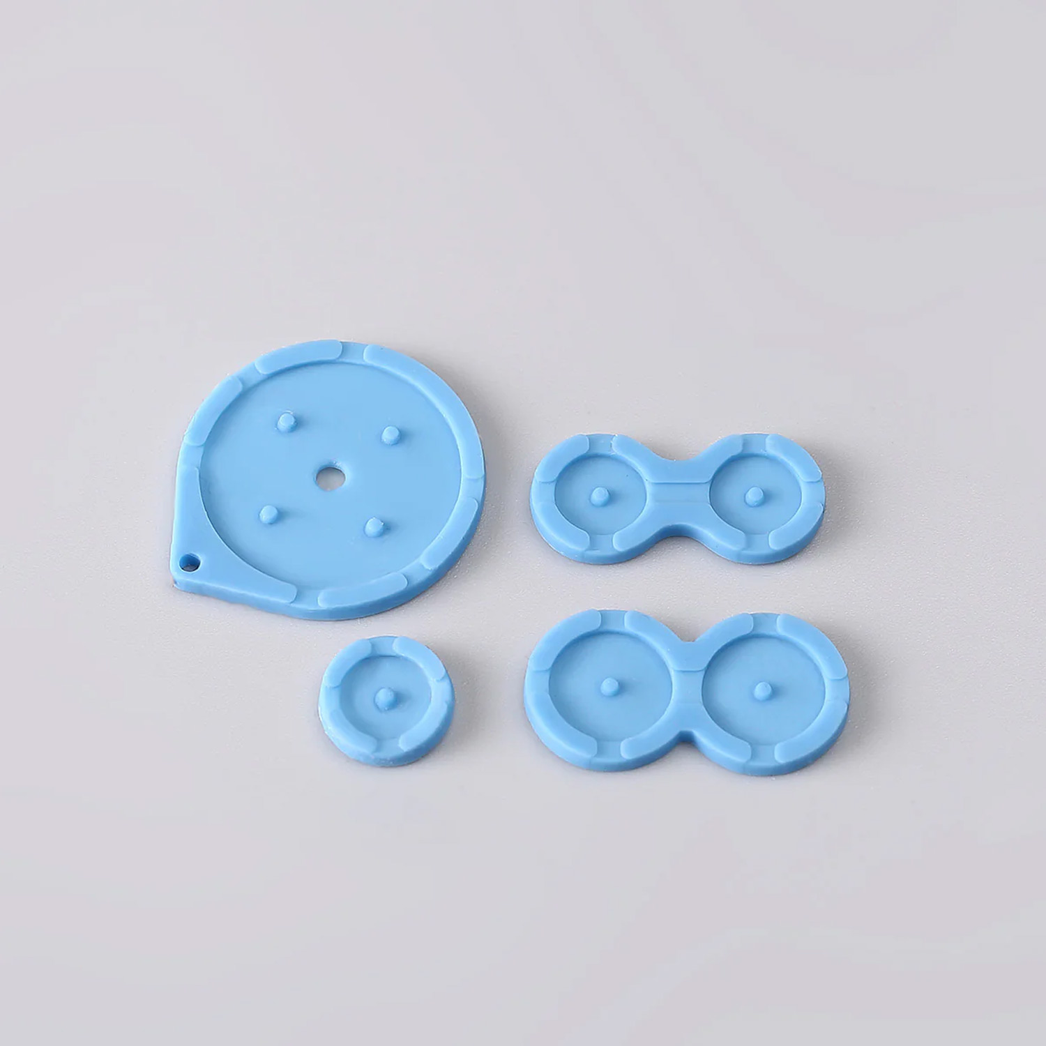 FunnyPlaying GBA SP Silicone Pads for Game Boy Advance SP (Gray Blue)