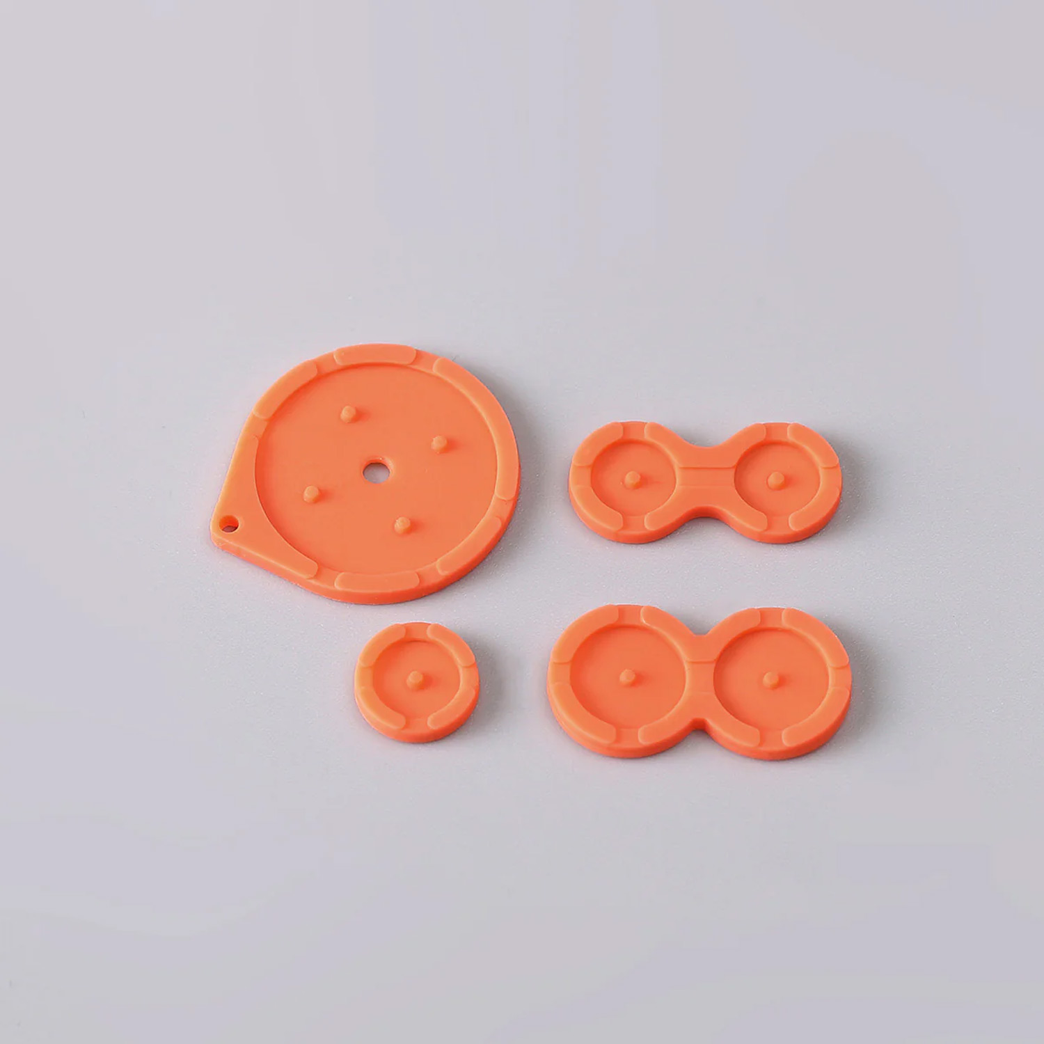 FunnyPlaying GBA SP Silicone Pads for Game Boy Advance SP (Light Orange)