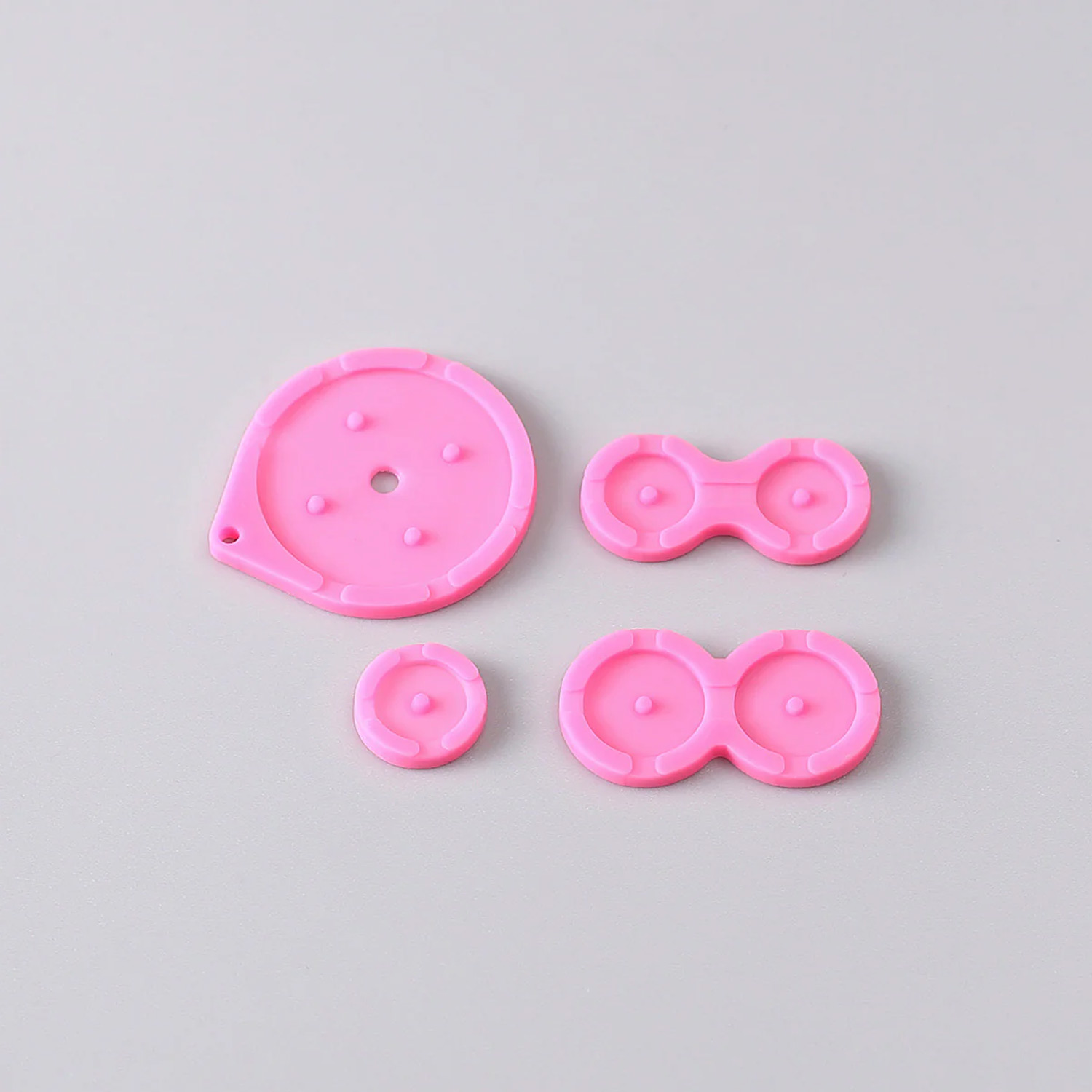 FunnyPlaying GBA SP Silicone Pads for Game Boy Advance SP (Pink)