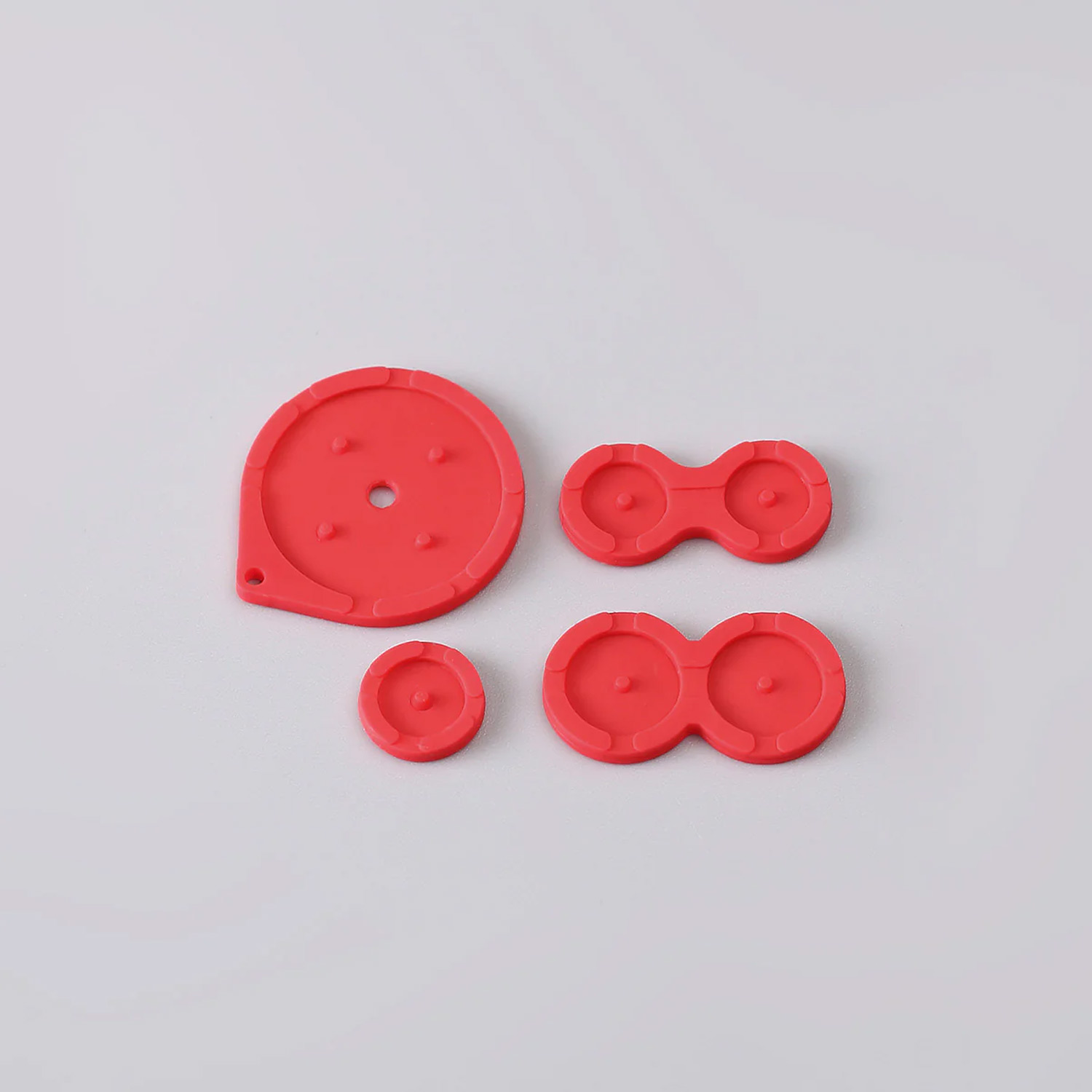 FunnyPlaying GBA SP Silicone Pads for Game Boy Advance SP (Red)