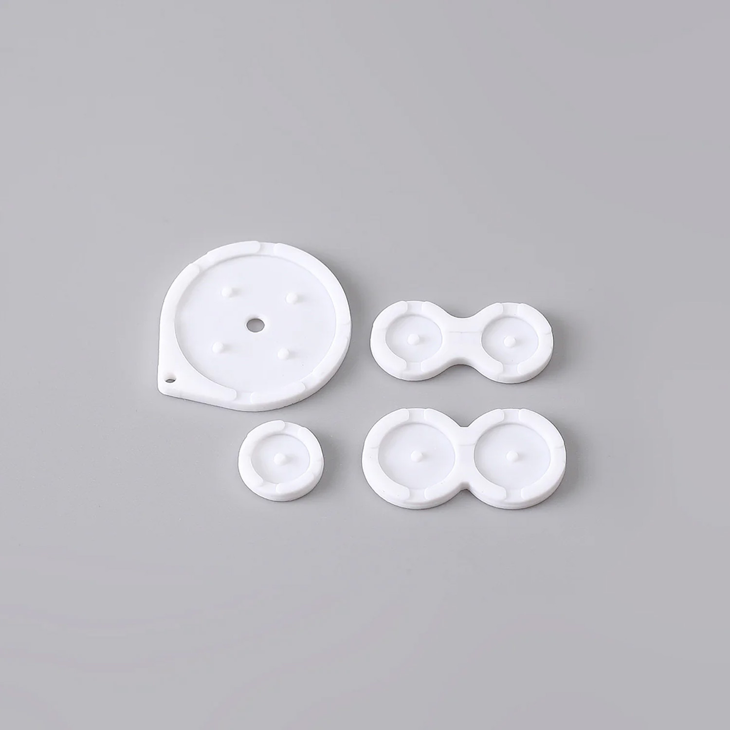 FunnyPlaying GBA SP Silicone Pads for Game Boy Advance SP (White)