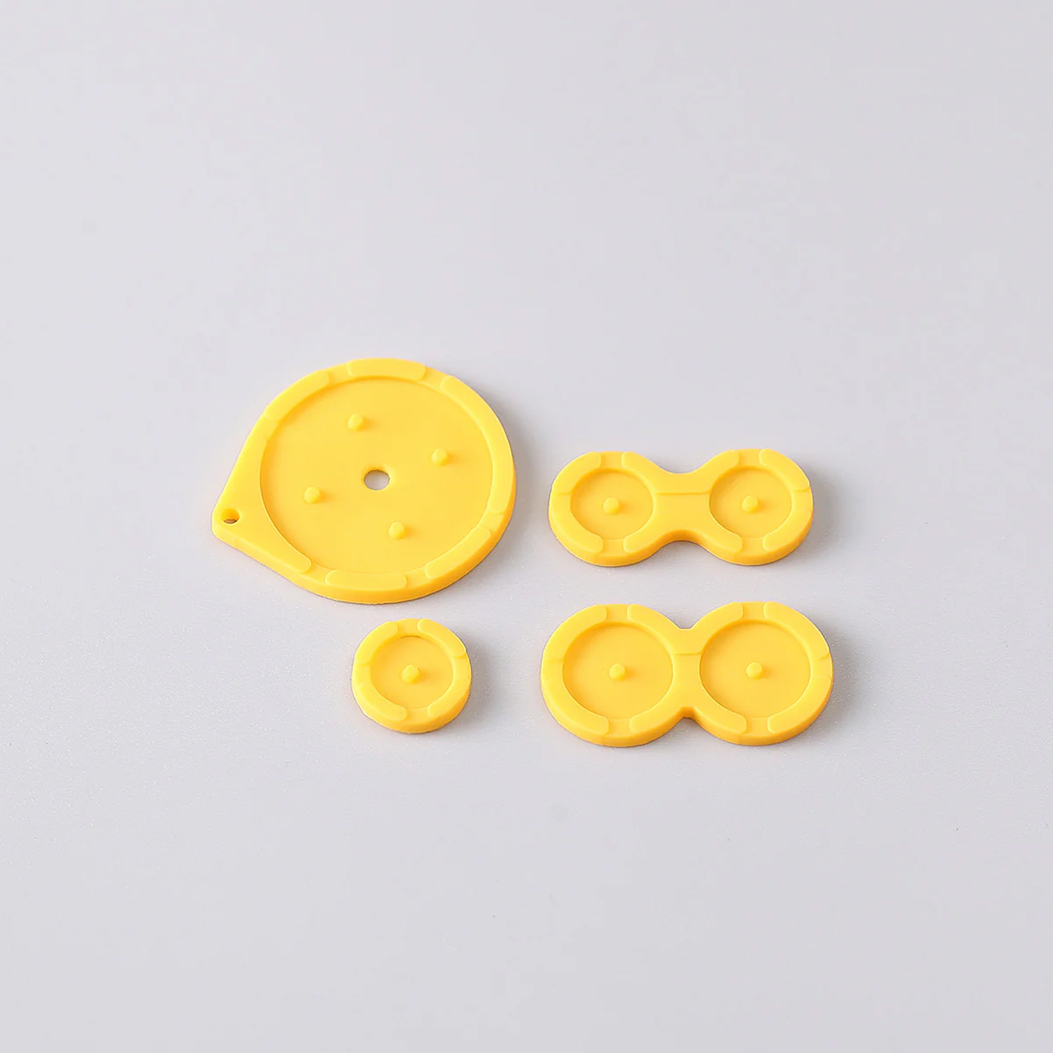 FunnyPlaying GBA SP Silicone Pads for Game Boy Advance SP (Yellow)