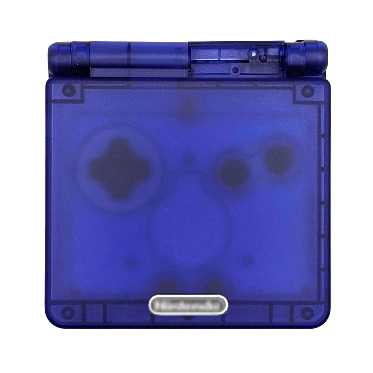 Ersatzgehäuse für Game Boy Advance SP (Blau Transparent)