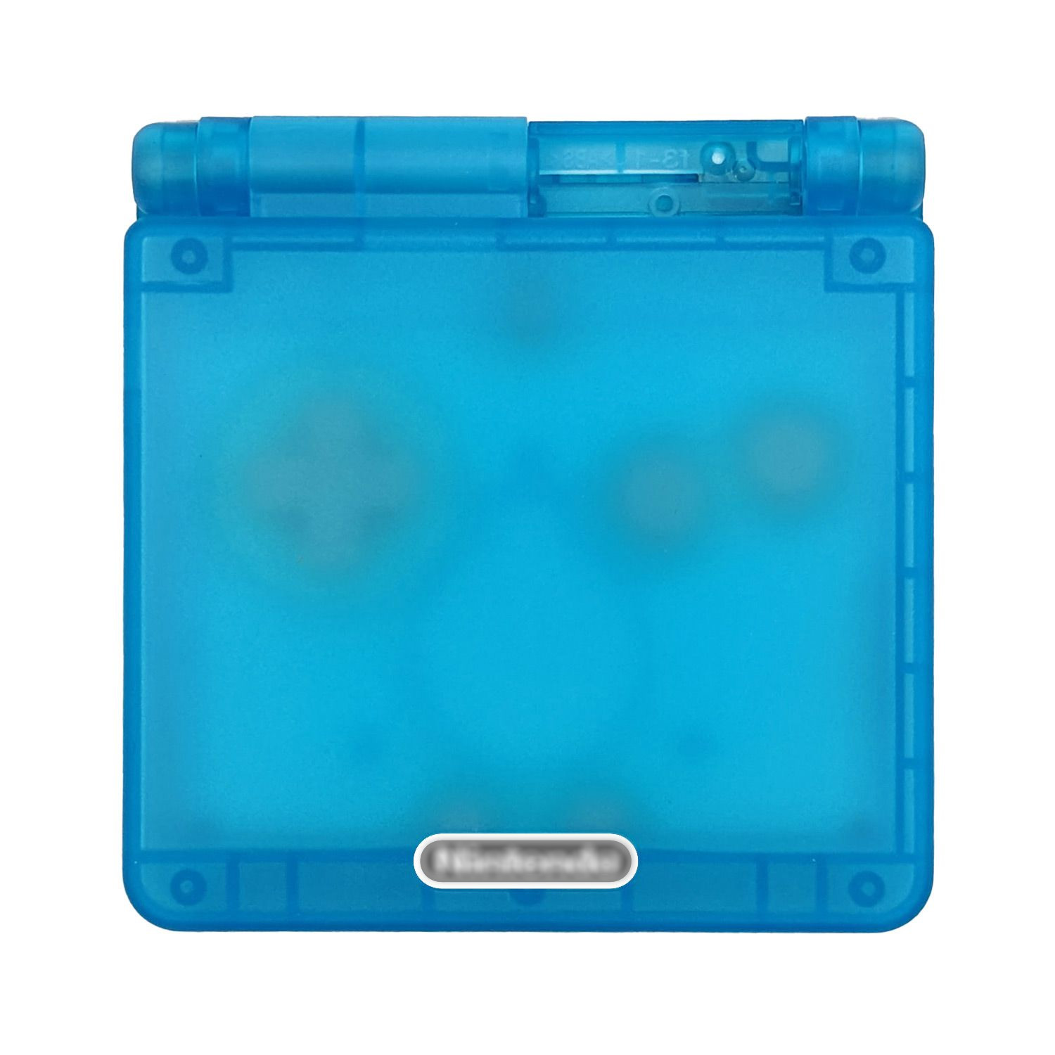 Ersatzgehäuse für Game Boy Advance SP (Hellblau Transparent)