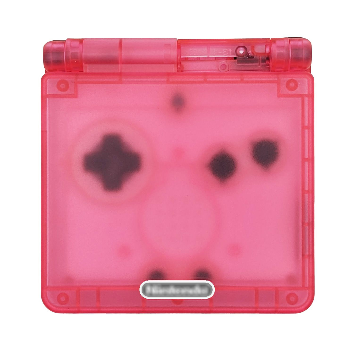 Ersatzgehäuse für Game Boy Advance SP (Pink Transparent)