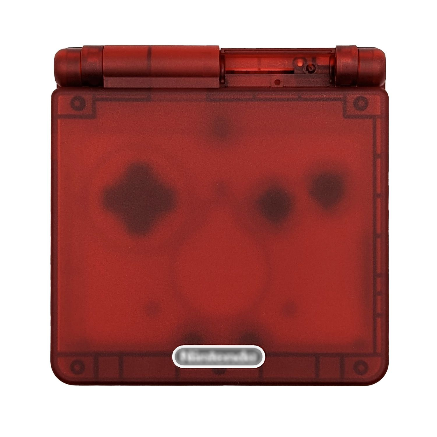 Ersatzgehäuse für Game Boy Advance SP (Rot Transparent)