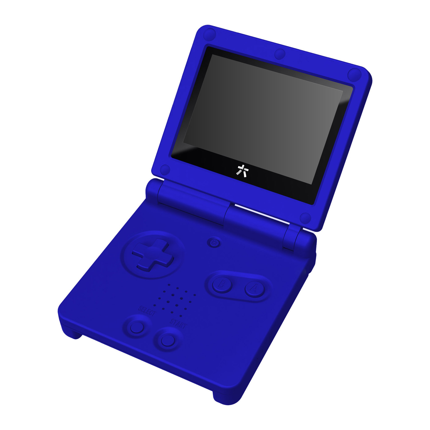 RetroSix Prestige Shell Kits IPS Ready for Game boy Advance SP (Solid Blue)