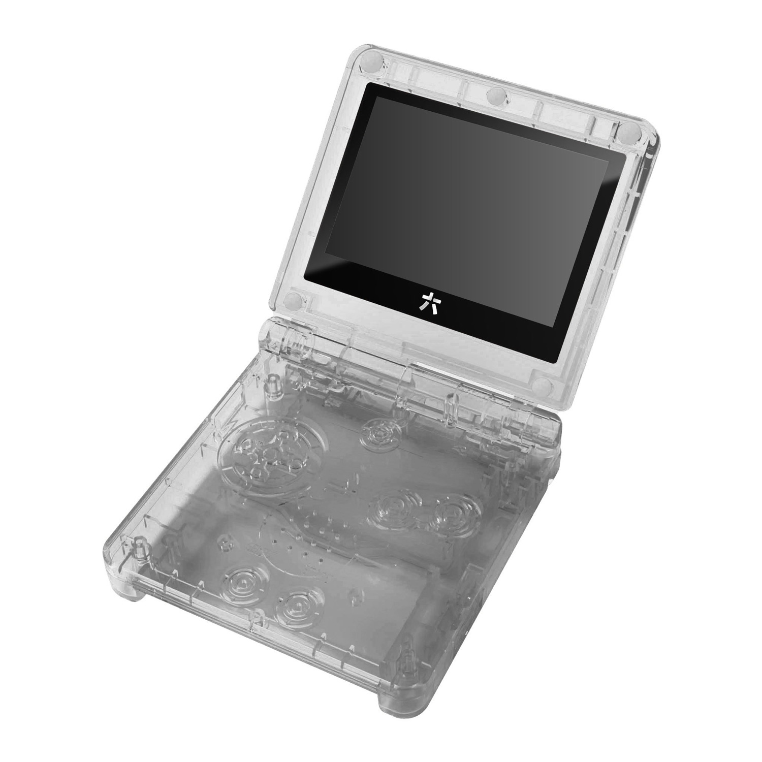 RetroSix Prestige Shell Kits IPS Ready for Game boy Advance SP (Clear)