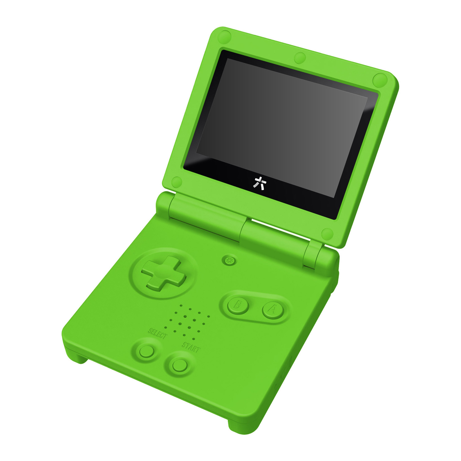 RetroSix Prestige Shell Kits IPS Ready for Game boy Advance SP (Solid Green)