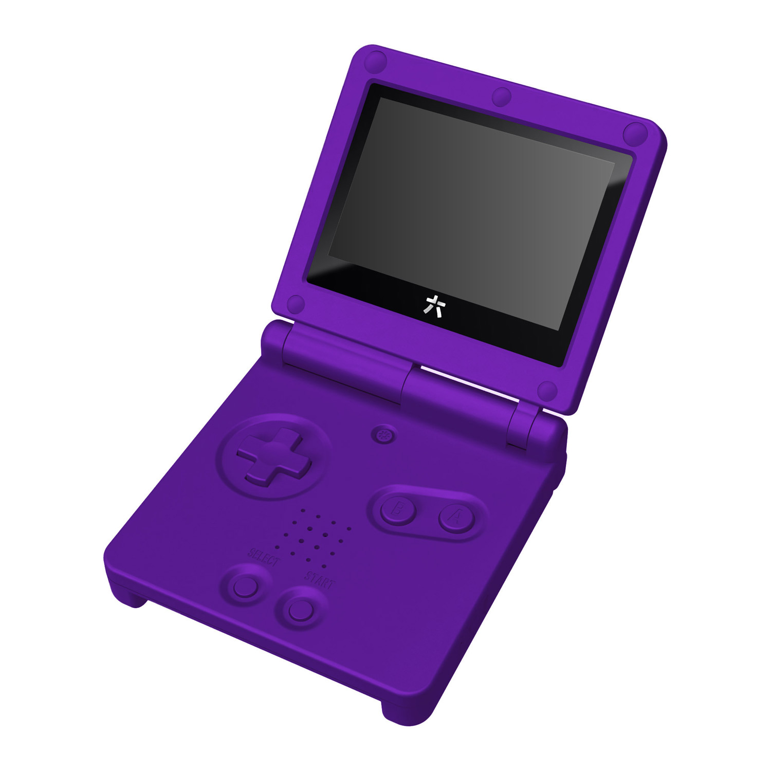 RetroSix Prestige Shell Kits IPS Ready for Game boy Advance SP (Solid Purple)