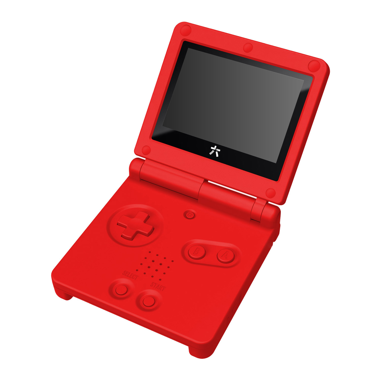 RetroSix Prestige Shell Kits IPS Ready for Game boy Advance SP (Solid Red)