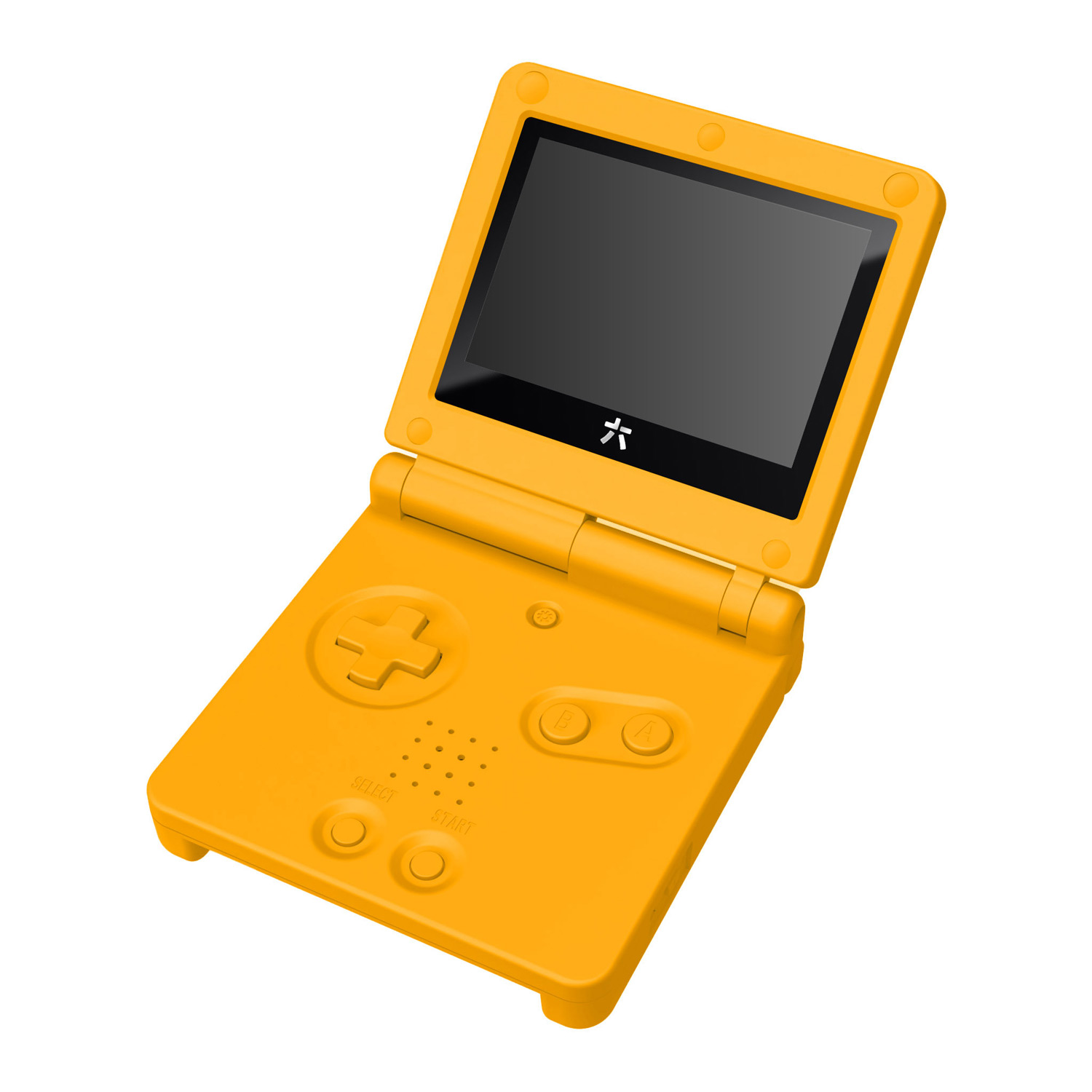 RetroSix Prestige Shell Kits IPS Ready for Game boy Advance SP (Solid Yellow)