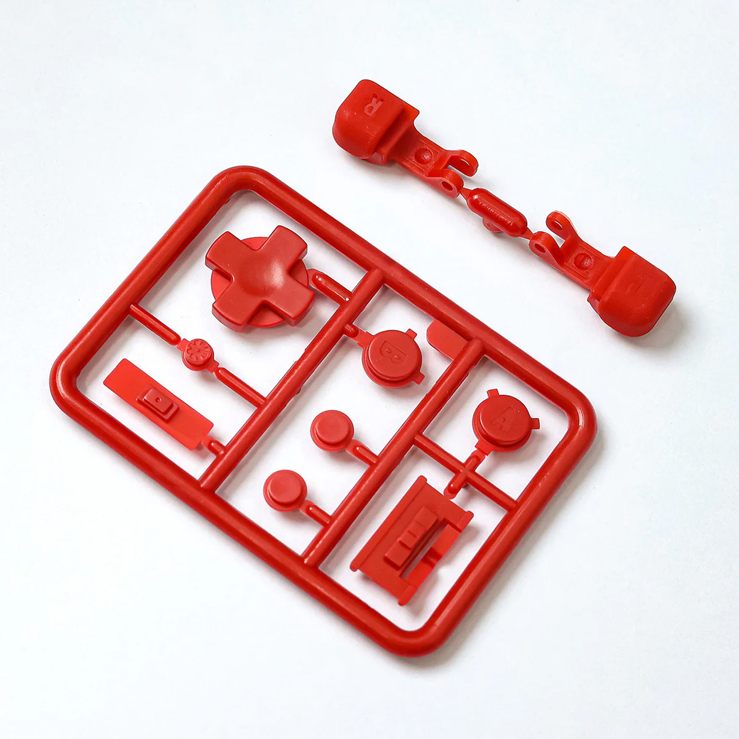 FunnyPlaying GBA SP Buttons in different colors for Game Boy Advance SP (Red)