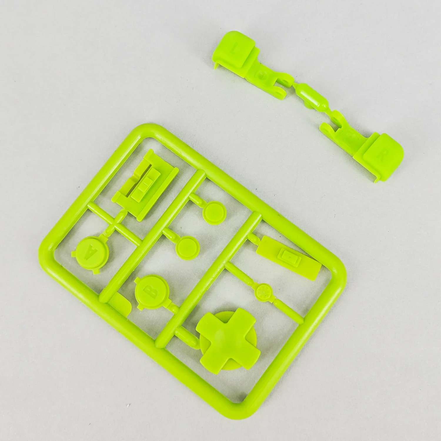 FunnyPlaying GBA SP buttons in different colors for Game Boy Advance SP (Tender Green)