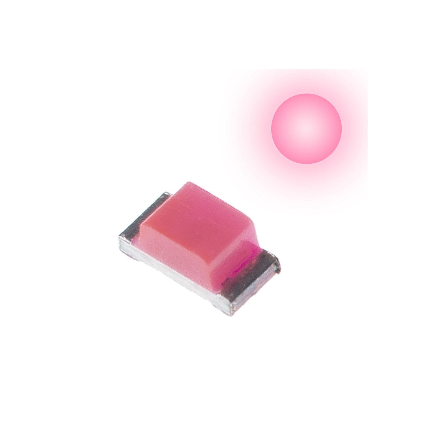 2 x SMD LED (roze)